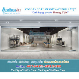 Vách Ngăn Kính Di Động Cho Nhà Ở Không Khung